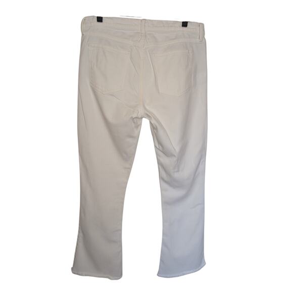 Gap Women Jeans, GAP 1969 White Original Summer Flare Jeans, Sz 10/34R - Picture 9 of 9